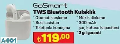 GOSMART TWS BLUETOOTH KULAKLIK GOSMART TWS BLUETOOTH KULAKLIK